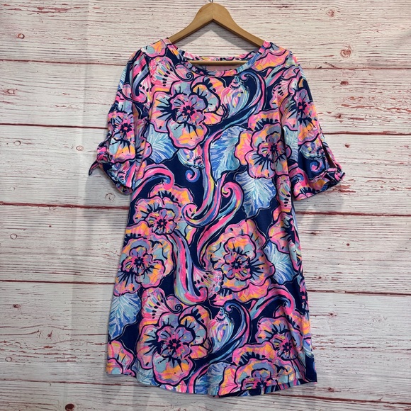 Lilly Pulitzer Preston Dress in Nauti Navy Boho Bateau Sz S - Picture 5 of 13